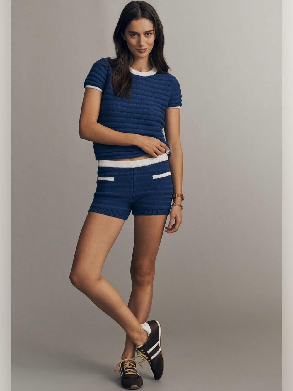 Daily Practice North Star Shorts Blue Size Large from Anthropologie NWT